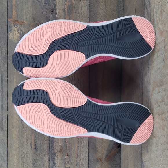 adidas Women's Edge Lux 4 Running Shoes Hazy Rose White - Picture 5 of 10